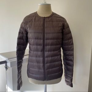 Light Brown Uniqlo Down Jacket
